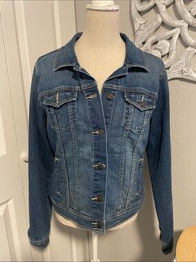 Old Navy Medium Blue Denim Jean Jacket